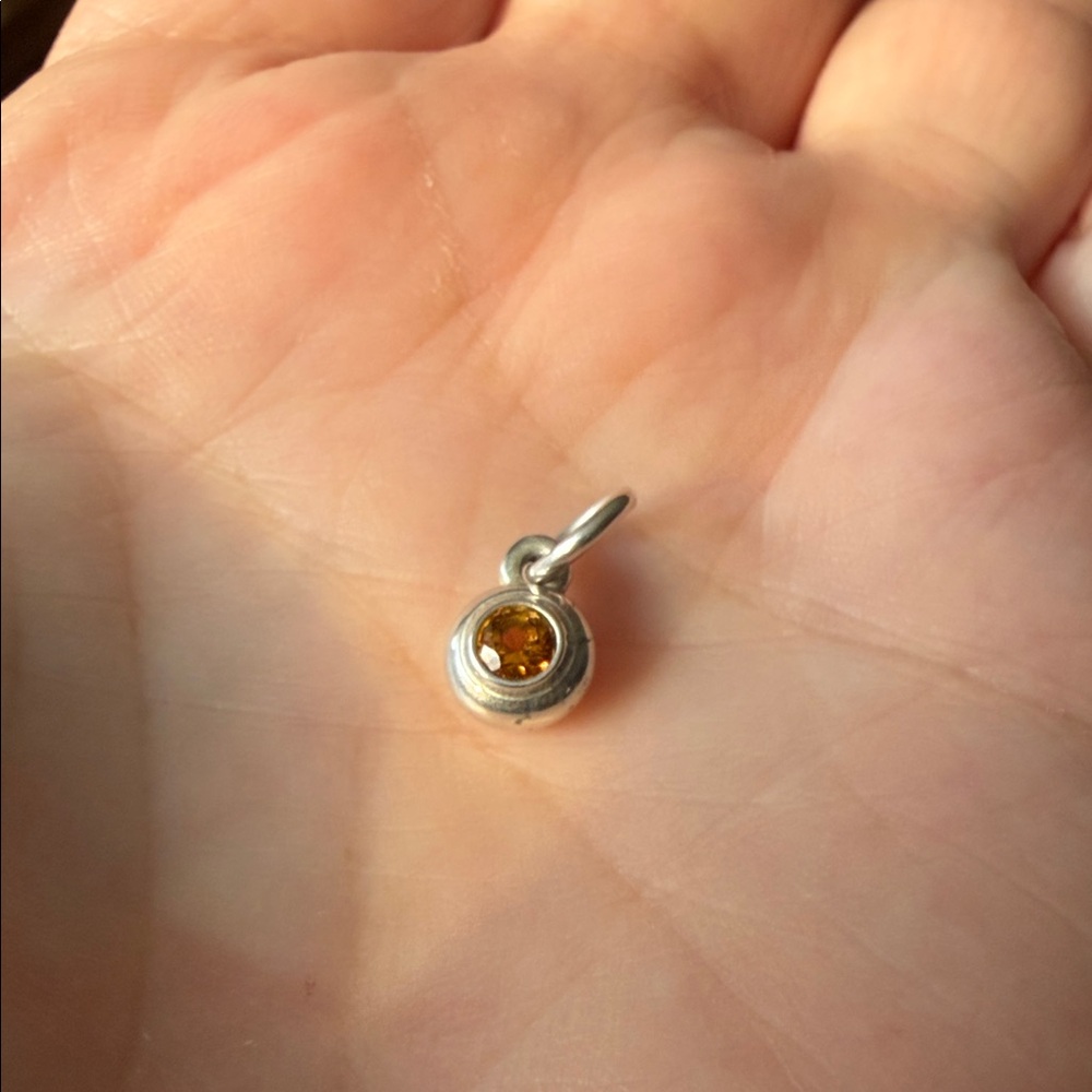 James Avery Remembrance Birthstone Charm in Citrine